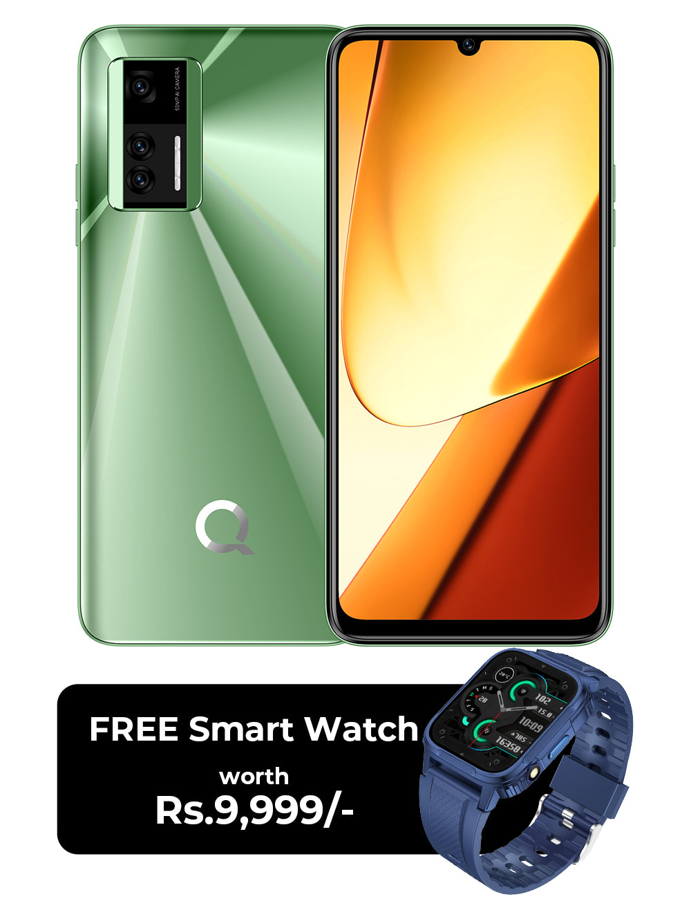 QSmart Ultra (6GB RAM + 6GB Extended RAM, 128GB Storage)